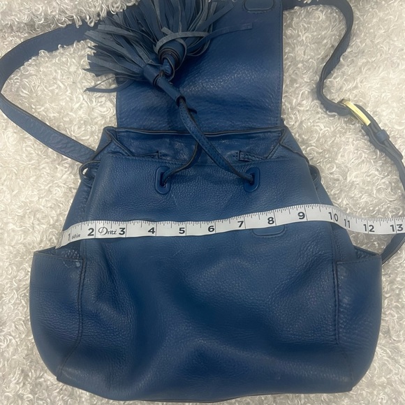 Tory Burch Magnetic Closure Drawstring Backpack.